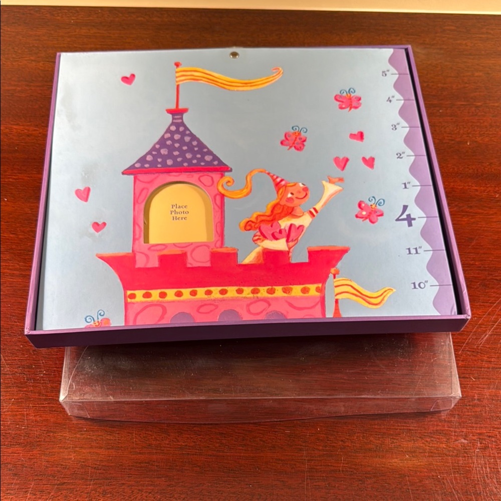 Princess Photo Growing Up Chart/Album with Purple and Pink Accents